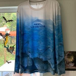Shark REEL LEGENDS Mens Shirt SHARK